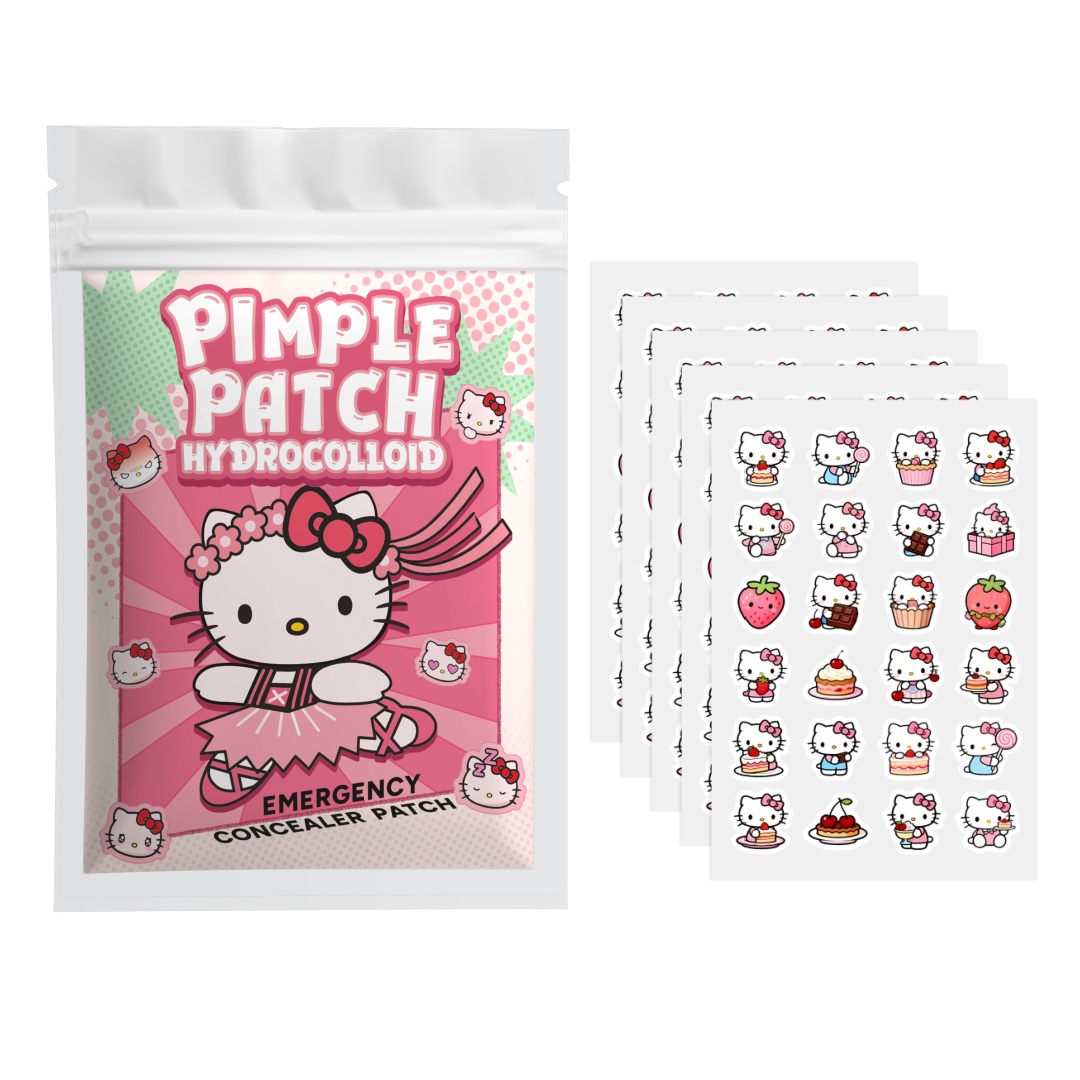 Skincare - 24/48/72/120 pièces, patchs Hello Kitty, patchs