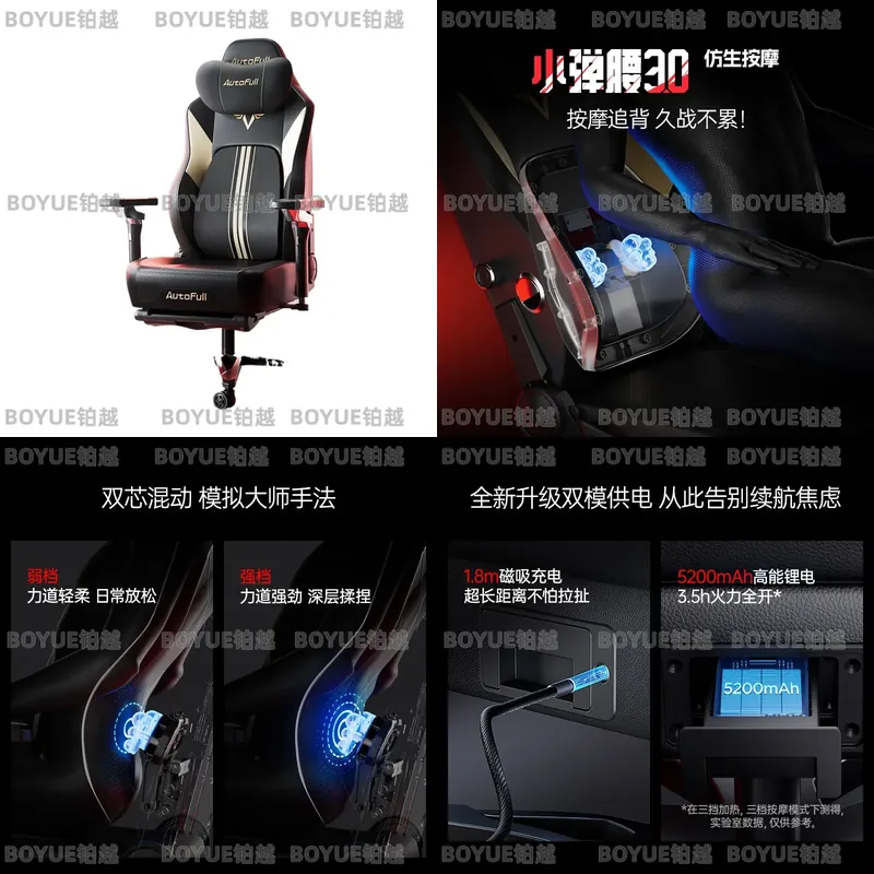 Chaise de jeu ergonomique avec - Massage avis et prix